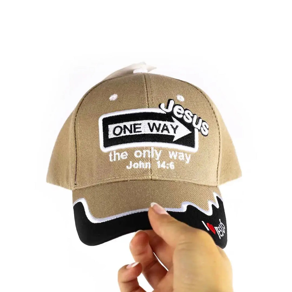 Cap One Way Jesus Khaki