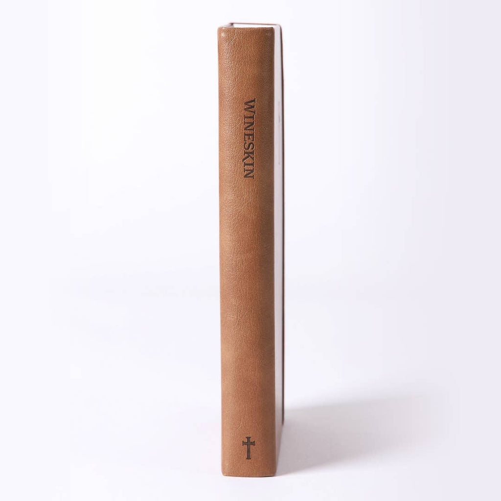 Wineskin Hard Cover 420Pg Journal, Tan