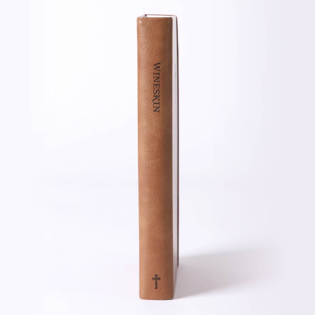 Wineskin Hard Cover 420Pg Journal, Tan