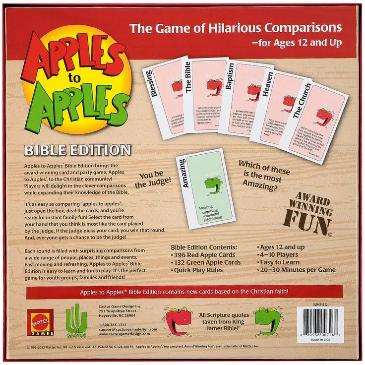 Apples to Apples® Bible Edition Game