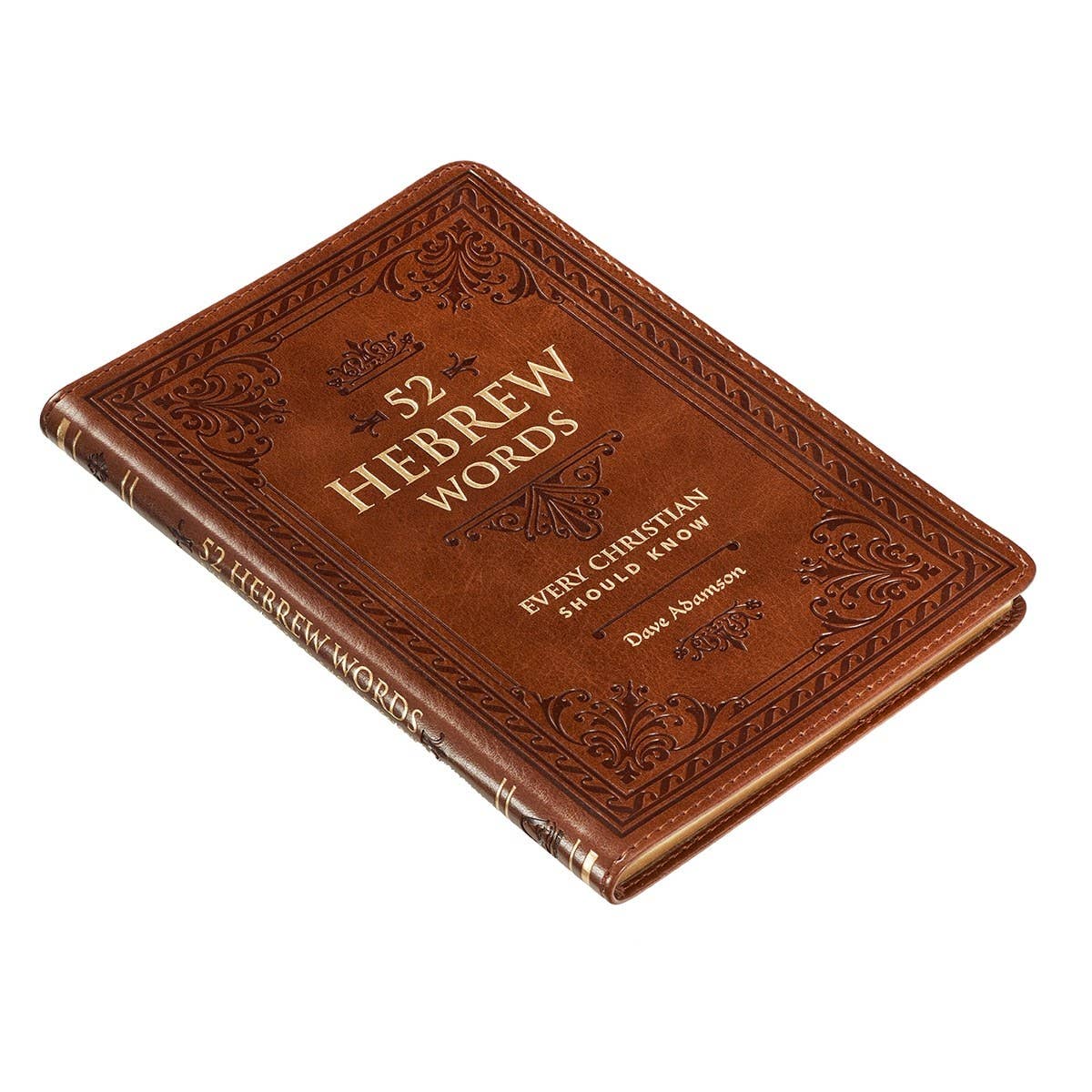 Gift Book 52 Hebrew Words Faux Leather