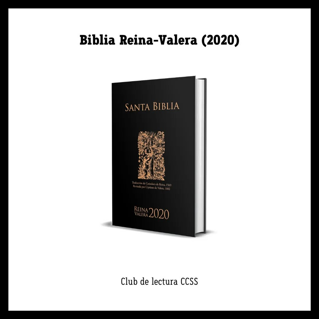 Biblia Reina Valera RVR 2020 Negra Rústica