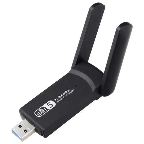 1200Mbps Long Range AC1200 Dual Band 5GHz Wireless USB 3.0 WiFi Adapter Antennas - Jewelry Store by Erik Rayo
