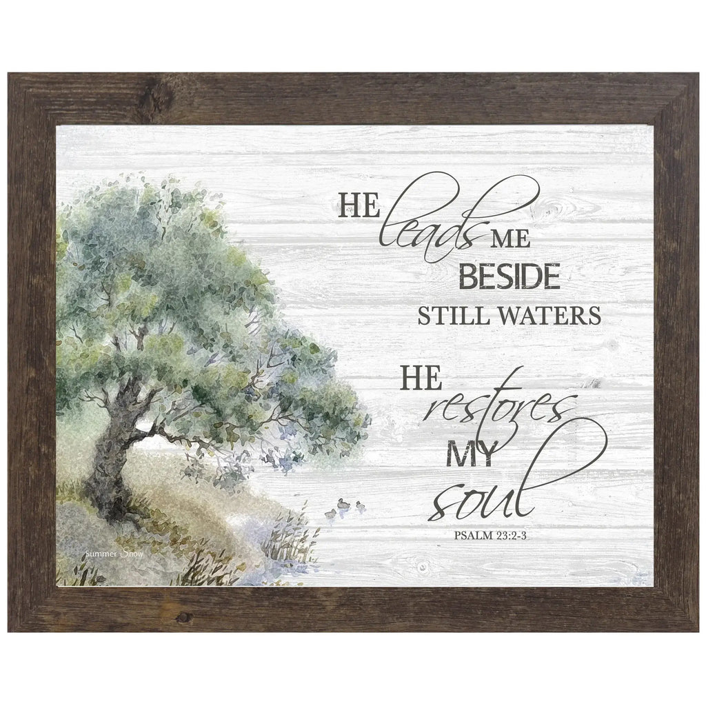 He Leads Me Besides Still Waters He Restores My Soul Art