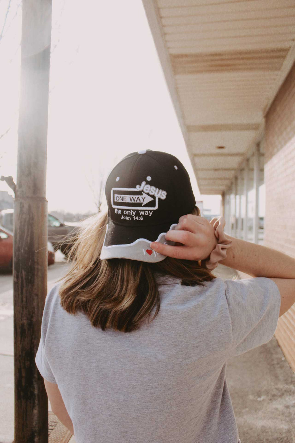 Cap One Way Jesus Black