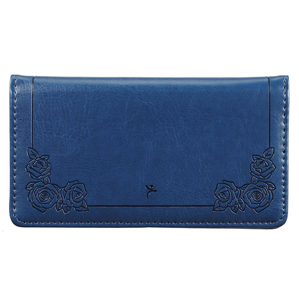 Checkbook Wallet Navy Be Still Ps. 46:10
