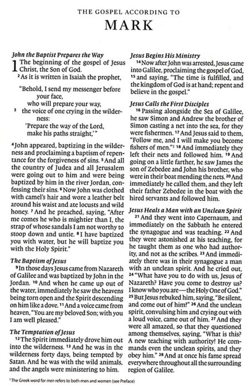 Blue ESV Outreach New Testament - Large Print - Softcover