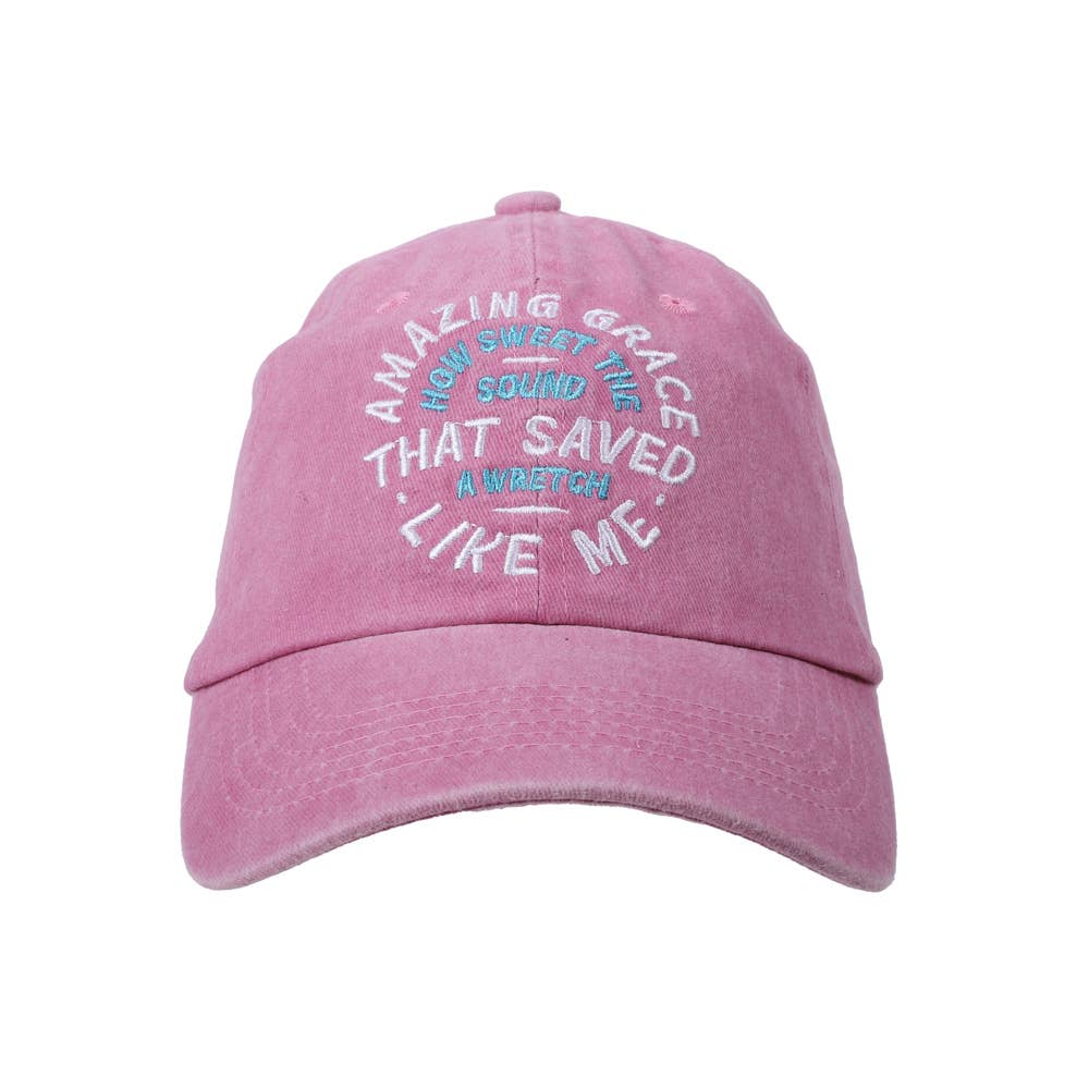 Hat - Pink - "Amazing Grace"