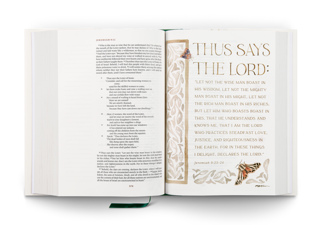 ESV GraceLaced Bible, HC (Artwork by Ruth Chou Simons)