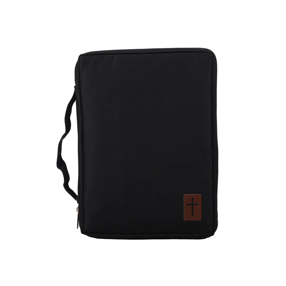 Bible Cover Canvas Cross Patch XL