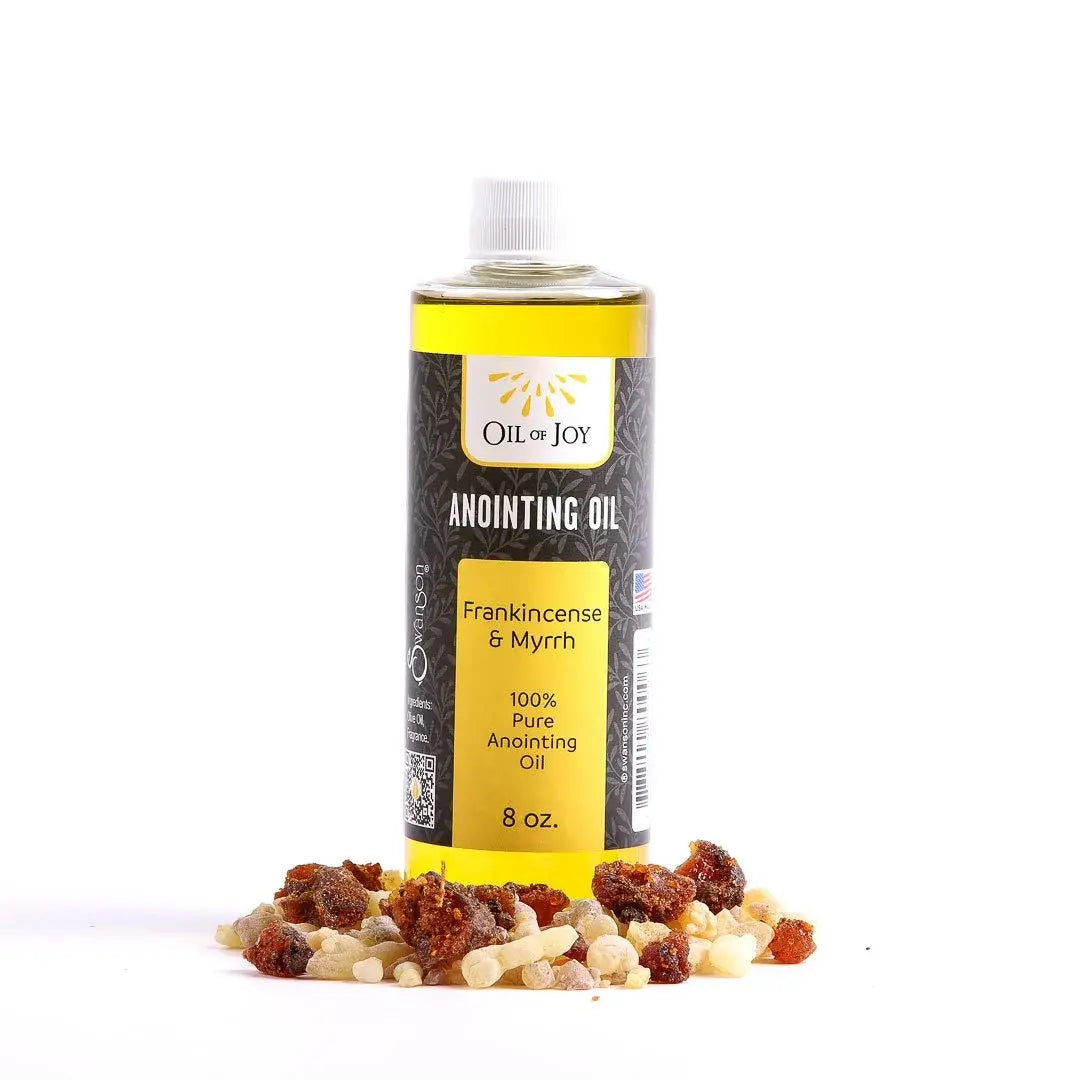Frankincense and Myrrh Anointing Oil Plastic Refill, 8 oz