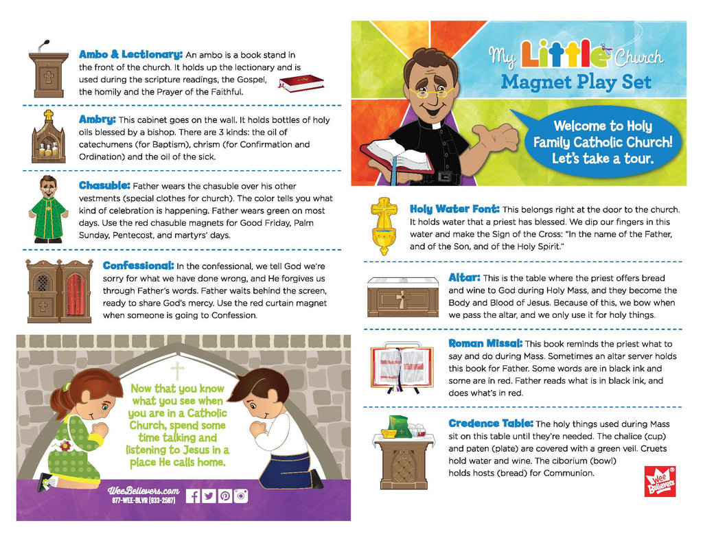 My Little Church Magnet Play Set