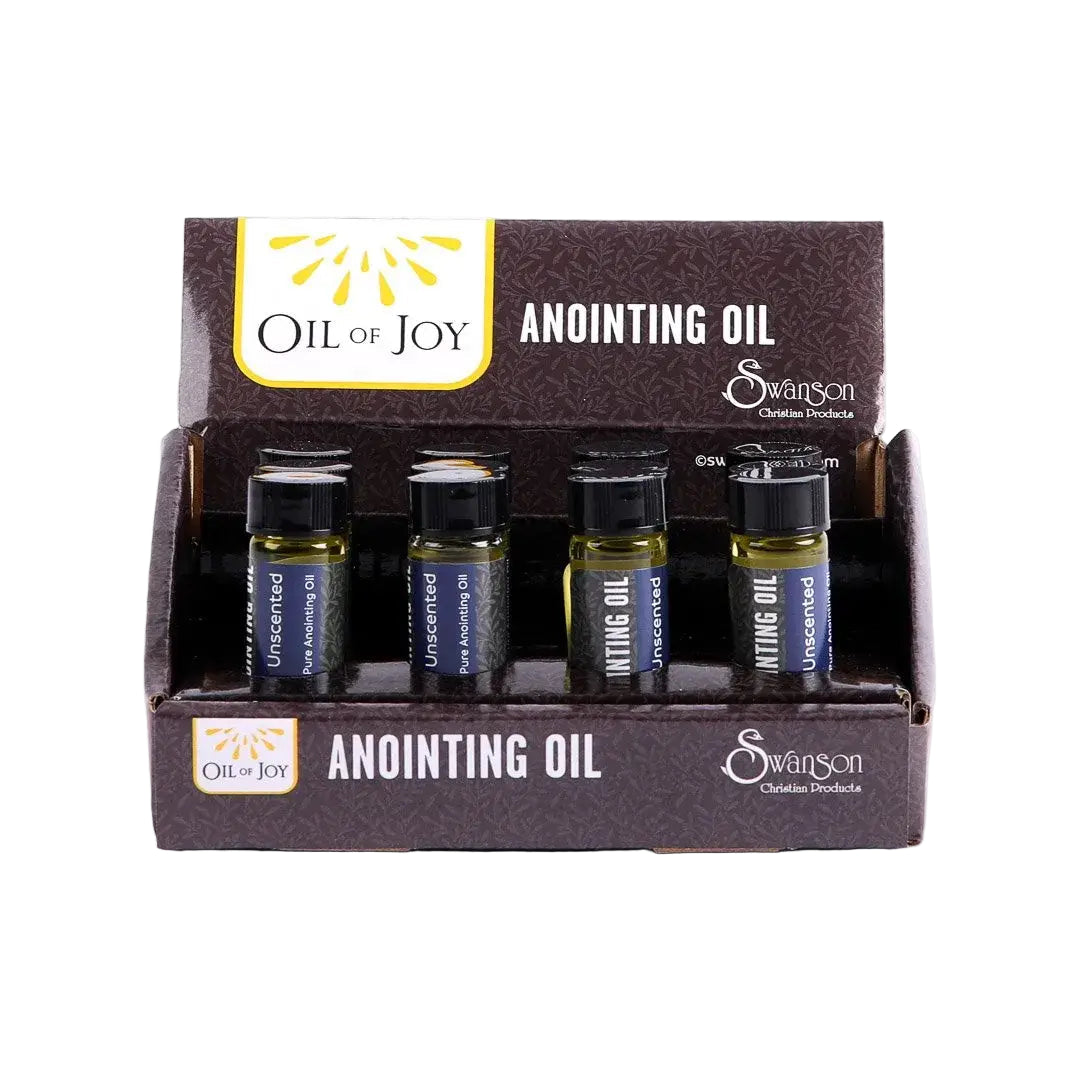 Anointing Oil - Unscented Display - Pack of 12