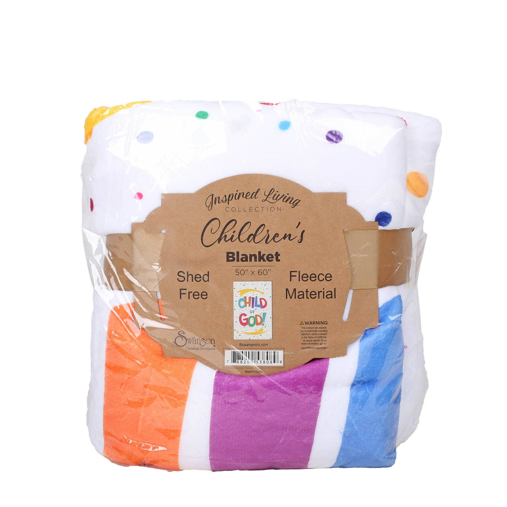 Kid's Throw Blanket - Child of God - 50X60