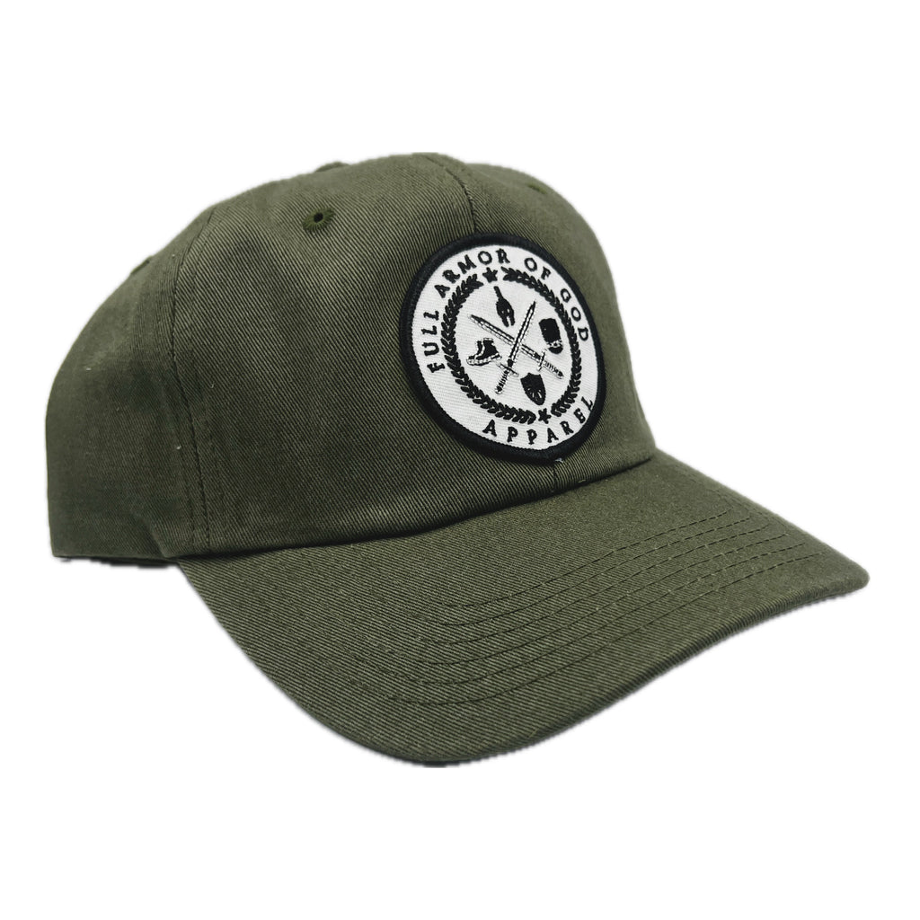 Full Armor of God Dad Hat Patch Logo