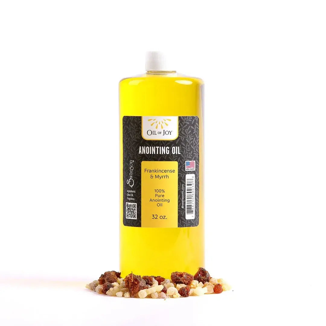Frankincense and Myrrh Anointing Oil Plastic Refill, 32 oz