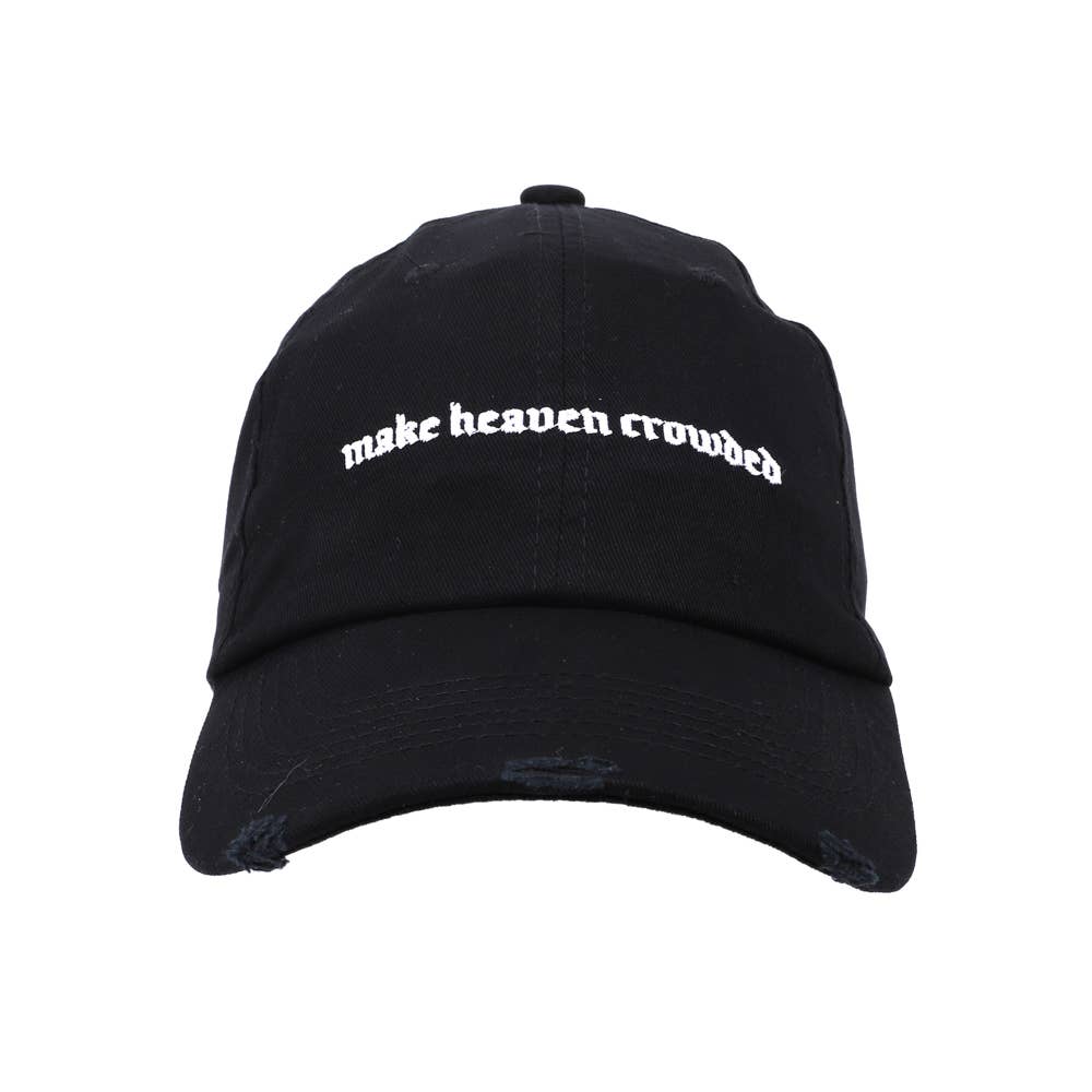 Cap Make Heaven Crowded Black