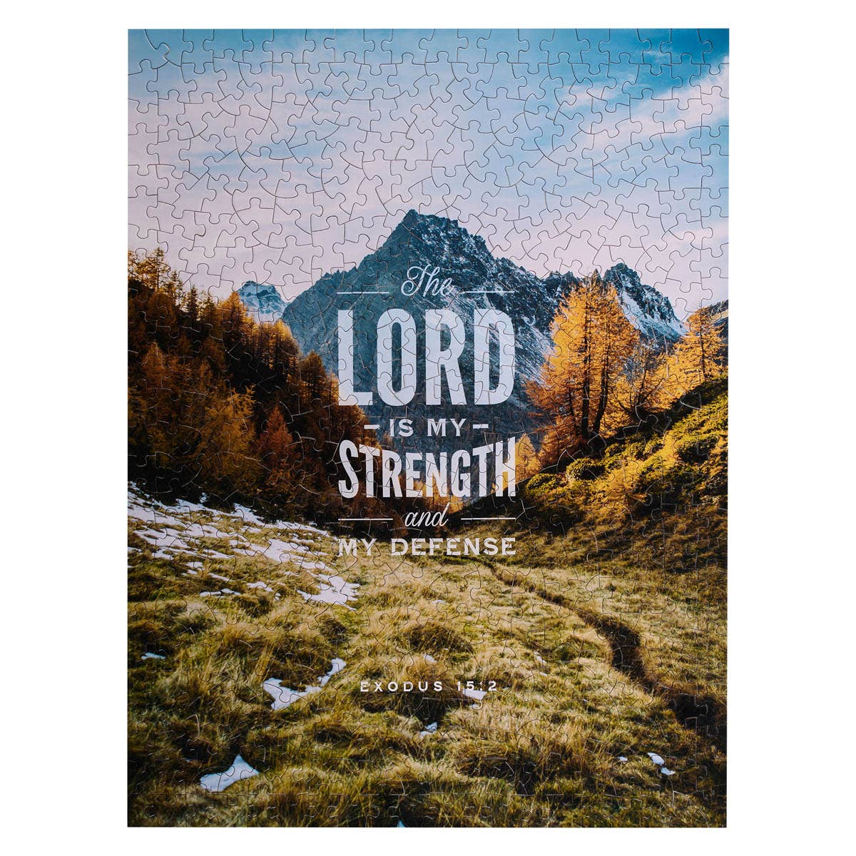 Puzzle 500 pc. Lord is My Strength Ex. 15:2