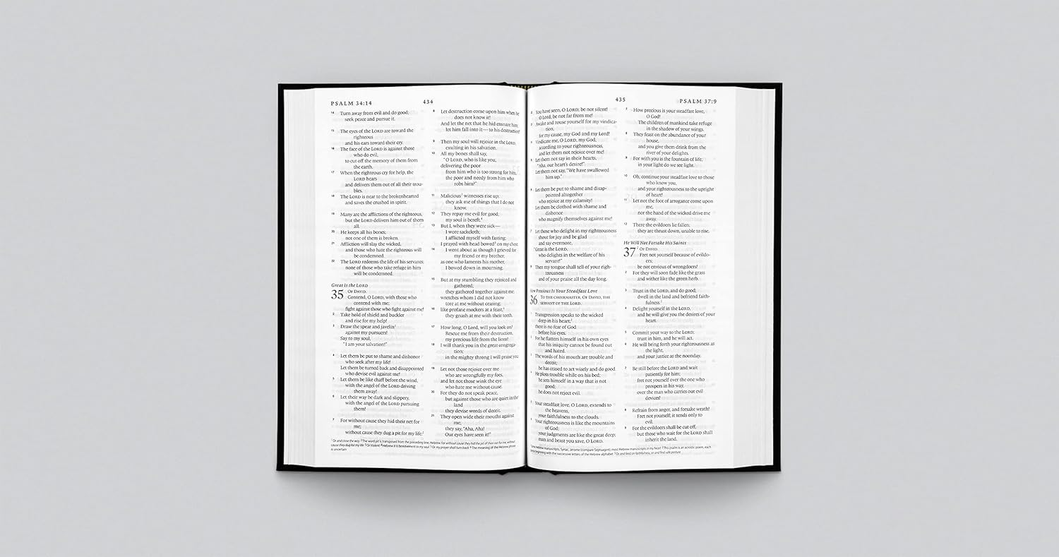 Black ESV Church Bible Hardcover
