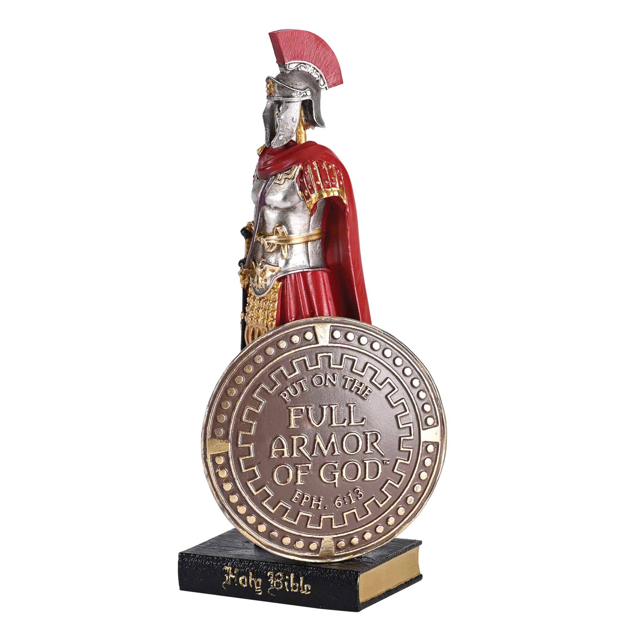 Figurine Full Armor Of God Red Gold 6H