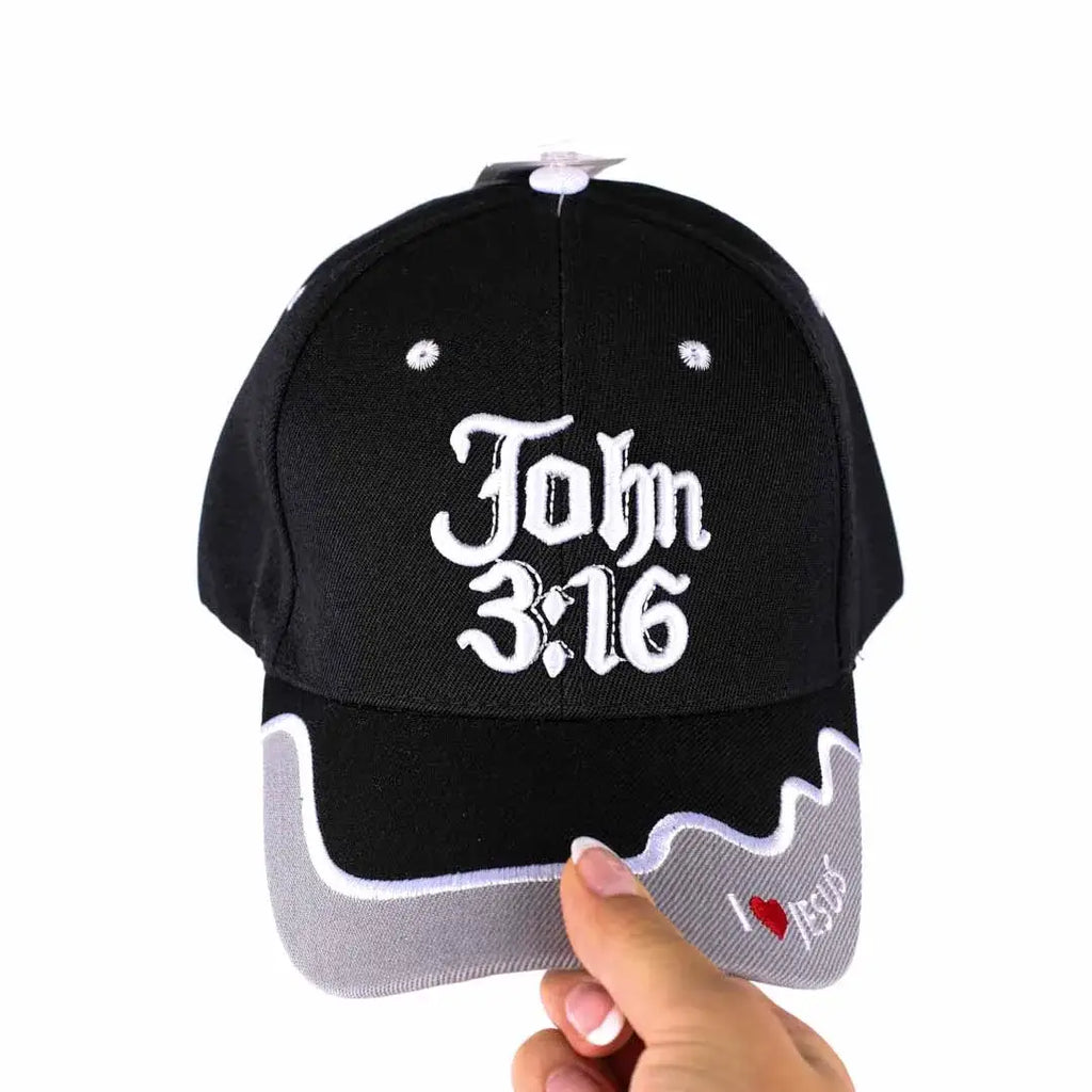 Cap John 3:16 Black
