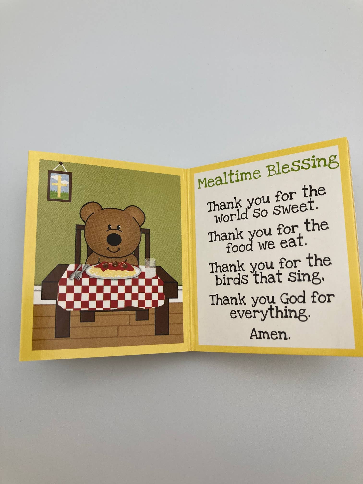 Plush Prayer Bear for Children that Speaks