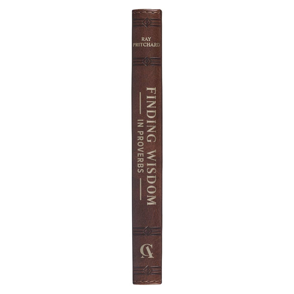 Devotional Finding Wisdom in Proverbs Faux Leather
