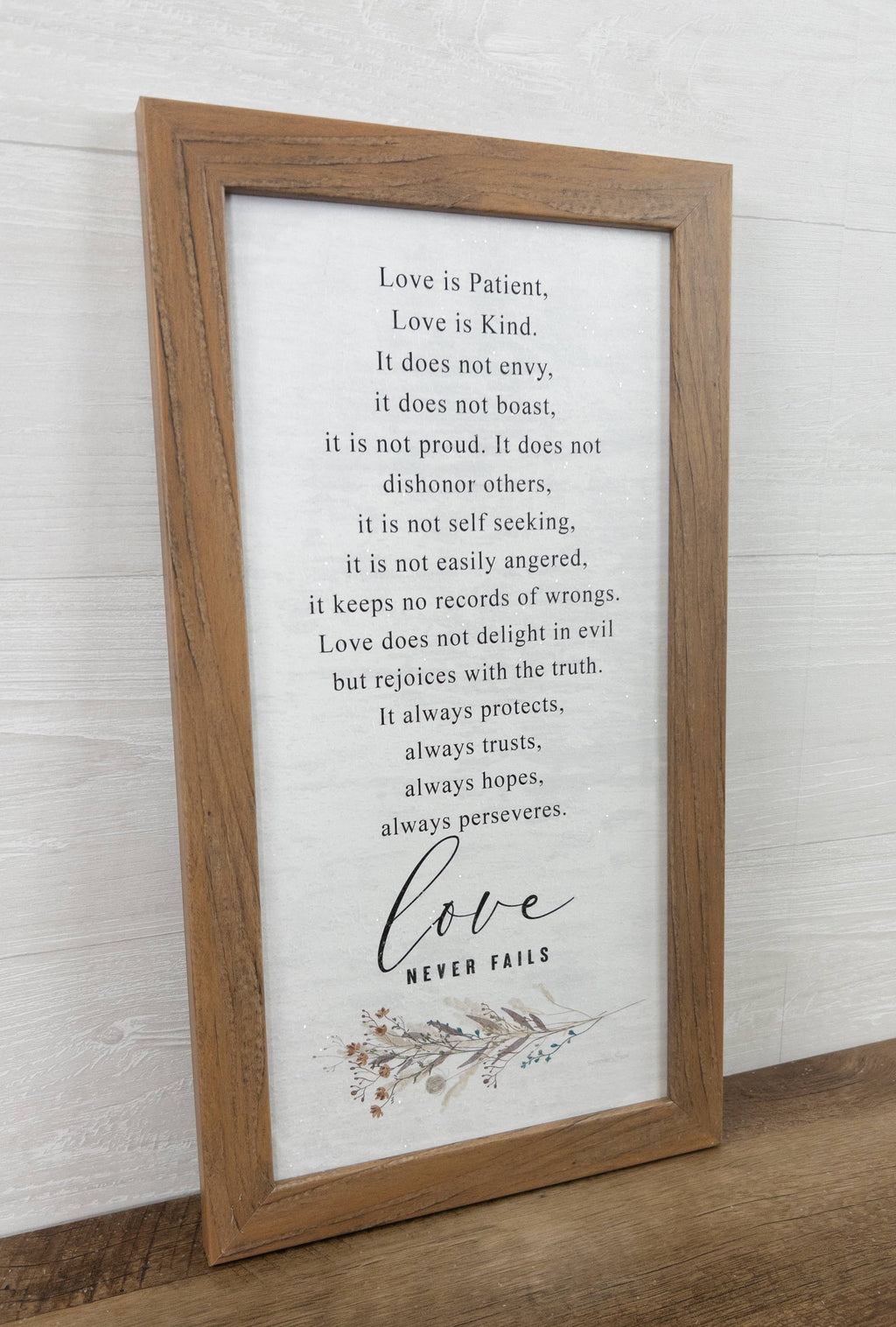 Love Is Patient Love Is Kind Love Never Fails Religious Art
