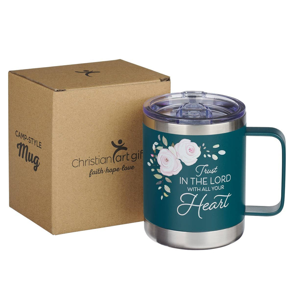 Mug SS Camp Teal Trust in the Lord Prov. 3:5