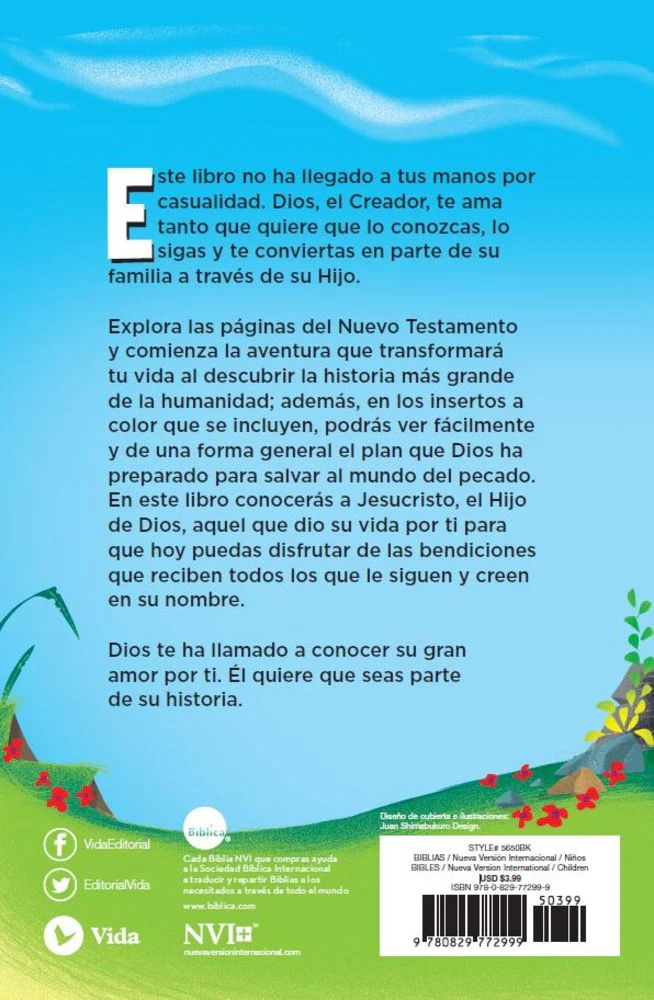 Biblia NVI Nuevo Testamento Para Niños Rústica