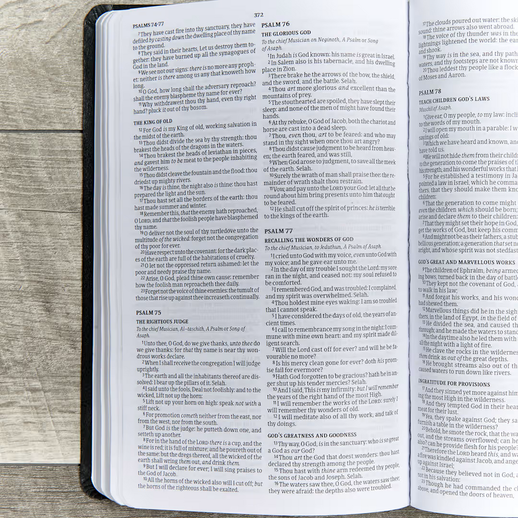 Black KJV Bible Imitation Leather Gift and Award