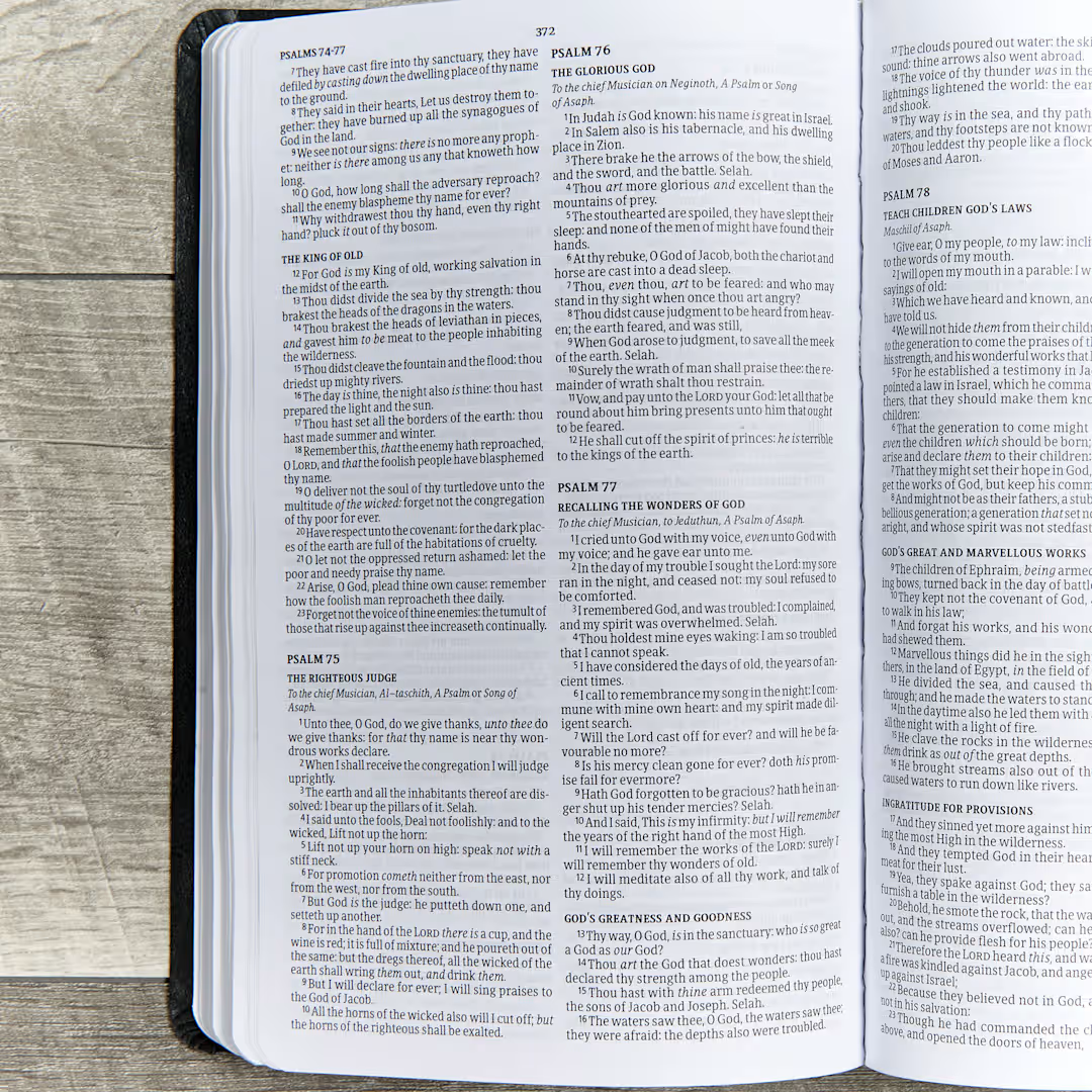 Black KJV Bible Imitation Leather Gift and Award