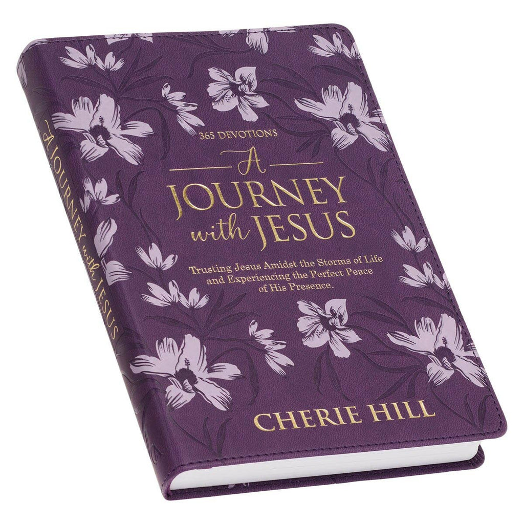 Devotional A Journey with Jesus Faux Leather