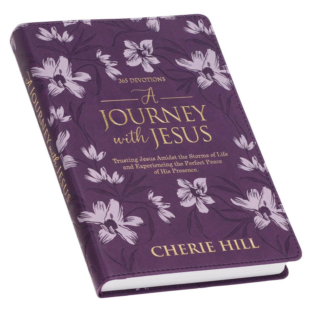 Devotional A Journey with Jesus Faux Leather