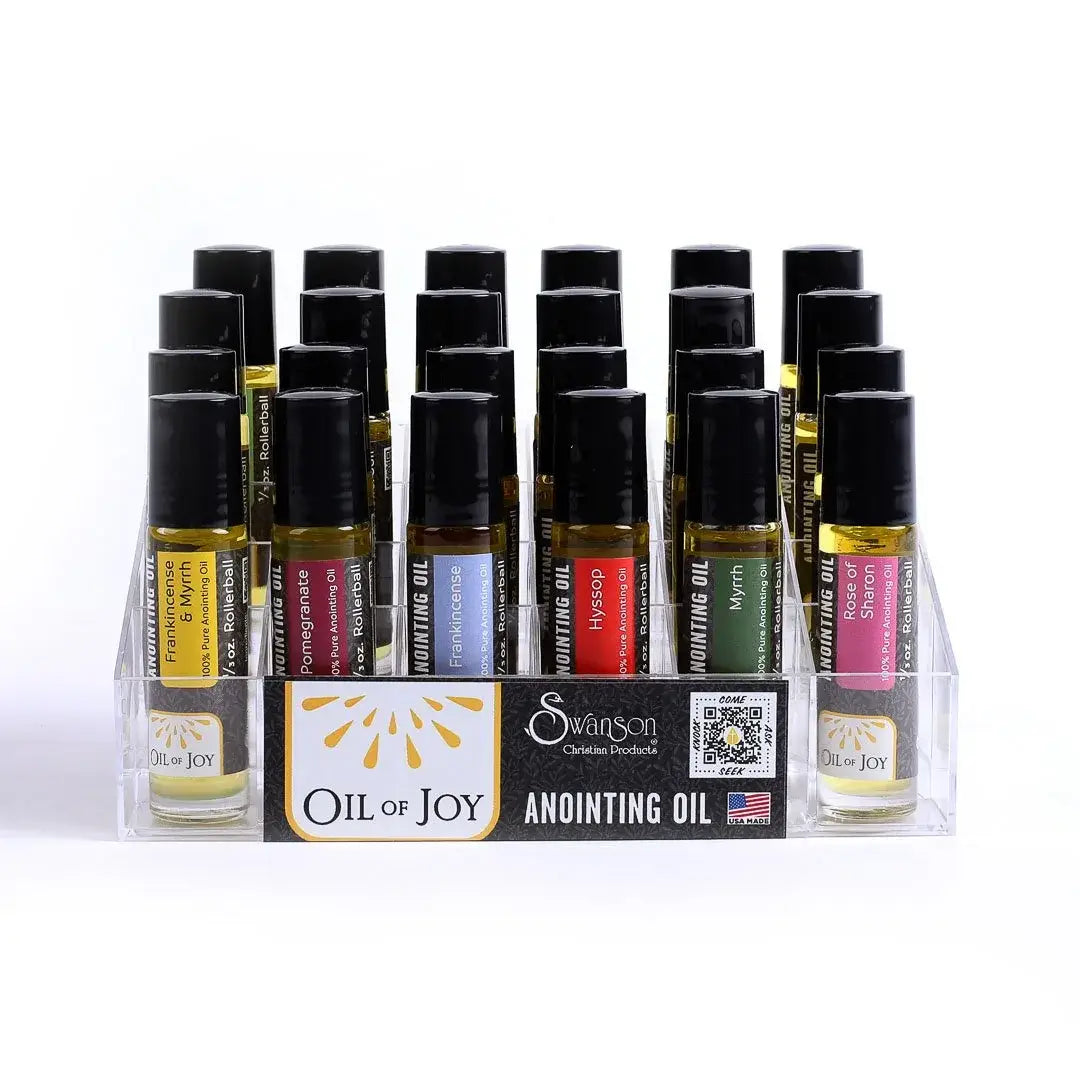 Anointing Oil 1/3 Oz Roller Display Pk24