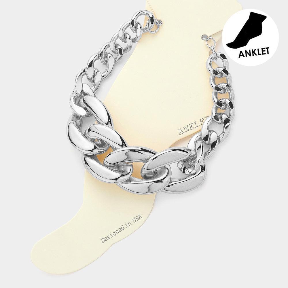 Chunky Chain Anklet - Jewelry Store by Erik Rayo