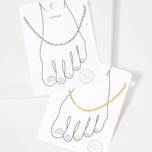 Load image into Gallery viewer, Gold Gold Dipped Metal Chain Anklet
