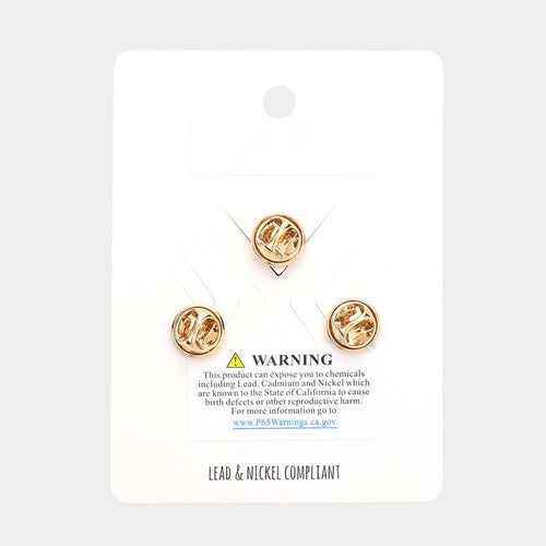 3PCS - Apple Pencil Accented Love Message Backpack Lapel Mini Pin Brooches - Jewelry Store by Erik Rayo