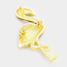 Load image into Gallery viewer, Pink Flamingo brooch
