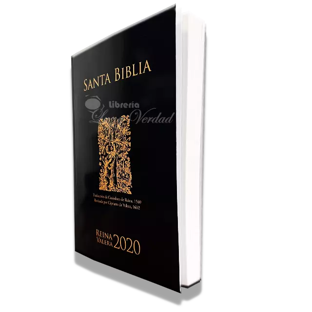 Biblia Reina Valera RVR 2020 Negra Rústica
