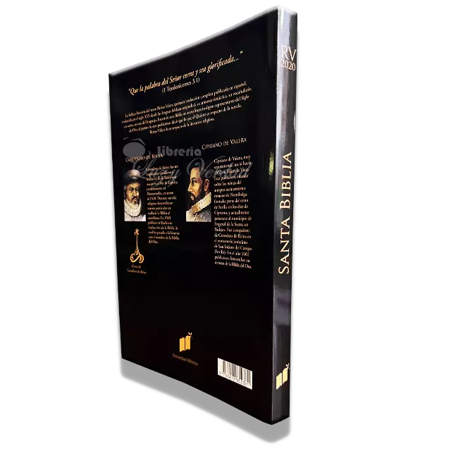 Biblia Reina Valera RVR 2020 Negra Rústica