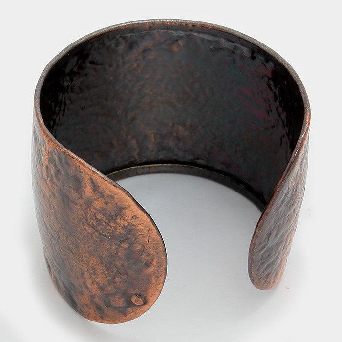 Arkansas State map Hammered Wide Metal Cuff Bracelet - Jewelry Store by Erik Rayo