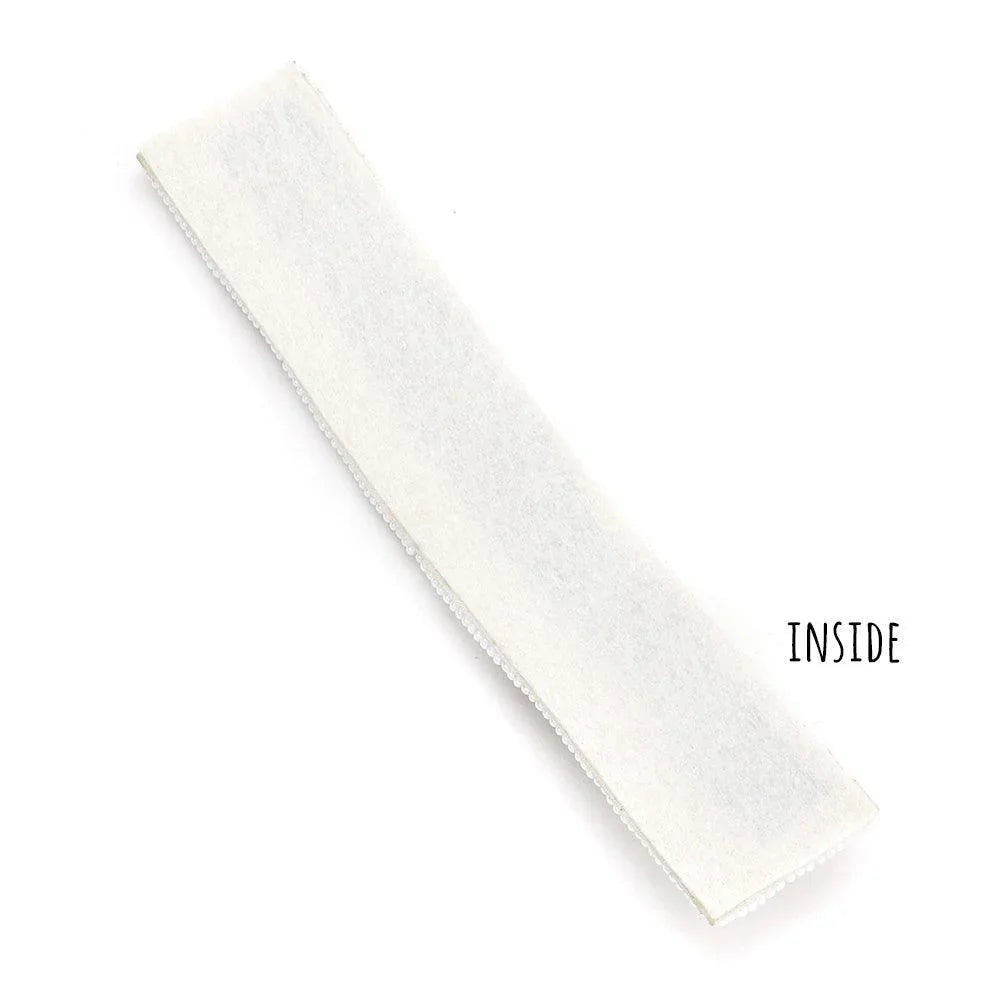 Orange Felt Back Basketball Seed Beaded Cuff Bracelet - Jewelry Store by Erik Rayo