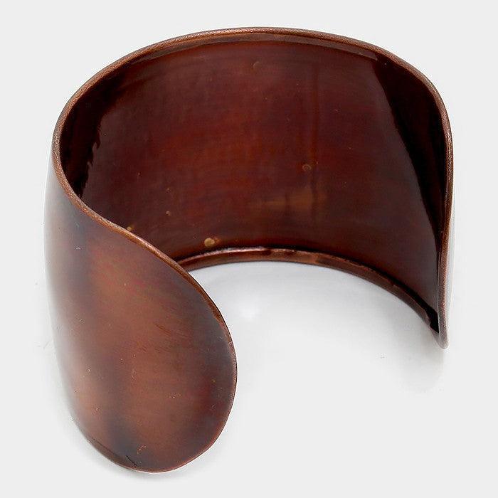 There is no better friend.. tree of life _ hand made metal cuff bracelet - Jewelry Store by Erik Rayo