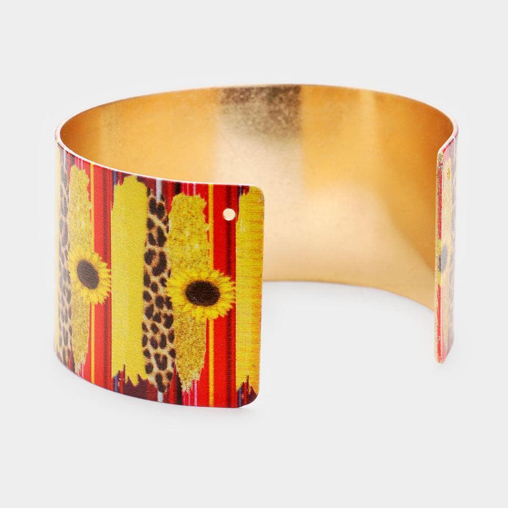 Christmas Theme Print Cuff Bracelet - Jewelry Store by Erik Rayo
