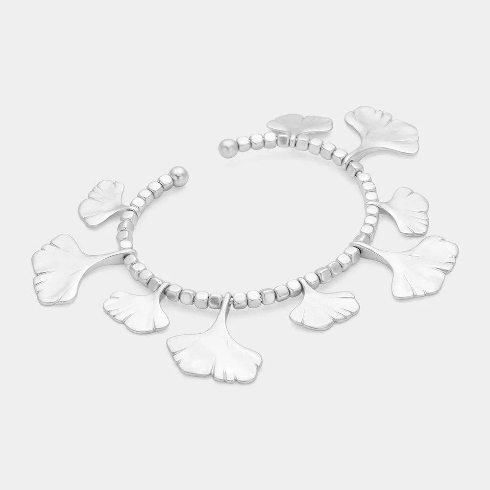 Cube Beaded Ginkgo Strand Bracelet - Jewelry Store by Erik Rayo