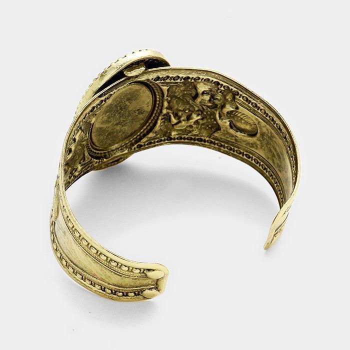 Silver Vintage Metal Arrow Cuff Bracelet - Jewelry Store by Erik Rayo