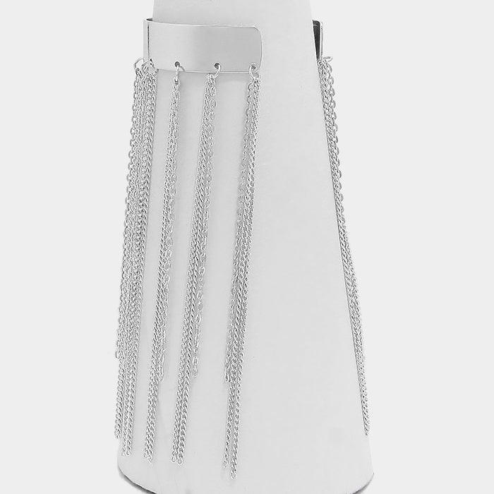 Multi Fringe Metal Cuff Bracelet - Jewelry Store by Erik Rayo