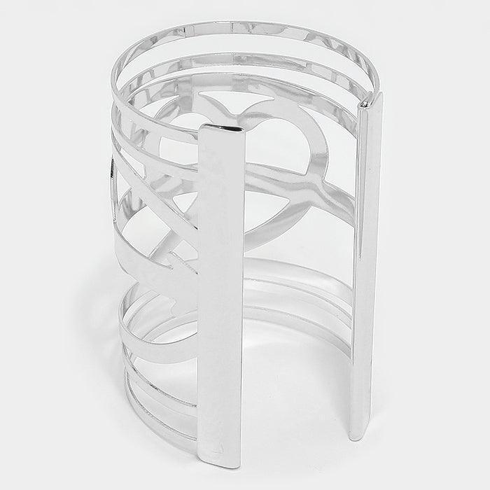 Wide Metal Cage Cuff Bracelet - Jewelry Store by Erik Rayo