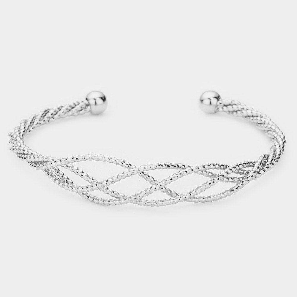 Twisted Metal Cuff Bracelet - Jewelry Store by Erik Rayo